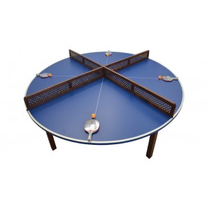 Ahşap 4 lü Yuvarlak Tenis Masası (AA087)